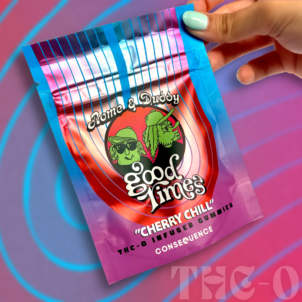Good Times Cherry Chill THC-O Infused Gummies