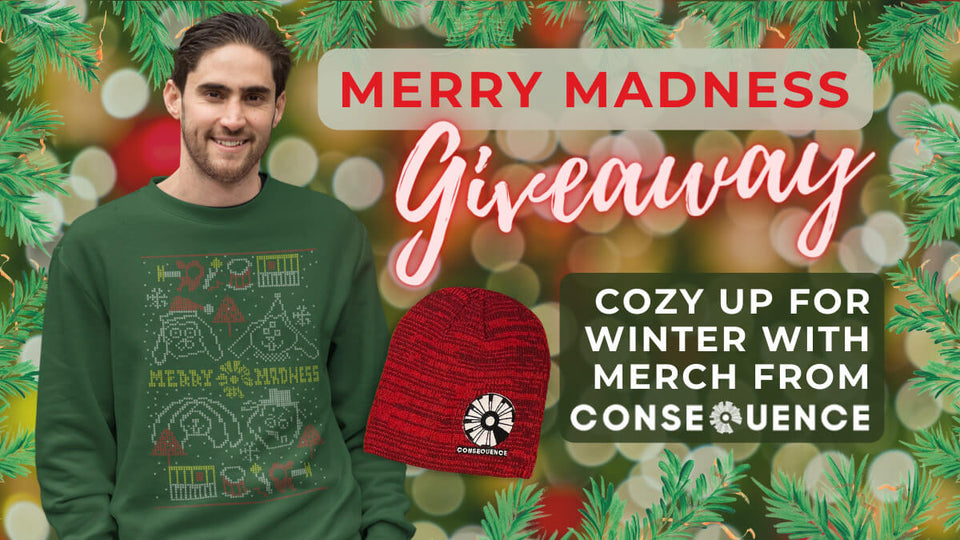 Merry Madness Giveaway Consequence Winter Merch