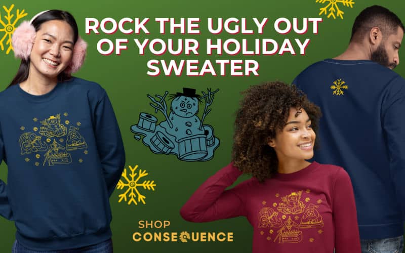 Our New Holiday Merch Takes the “Ugly” Out of Ugly Sweater Season