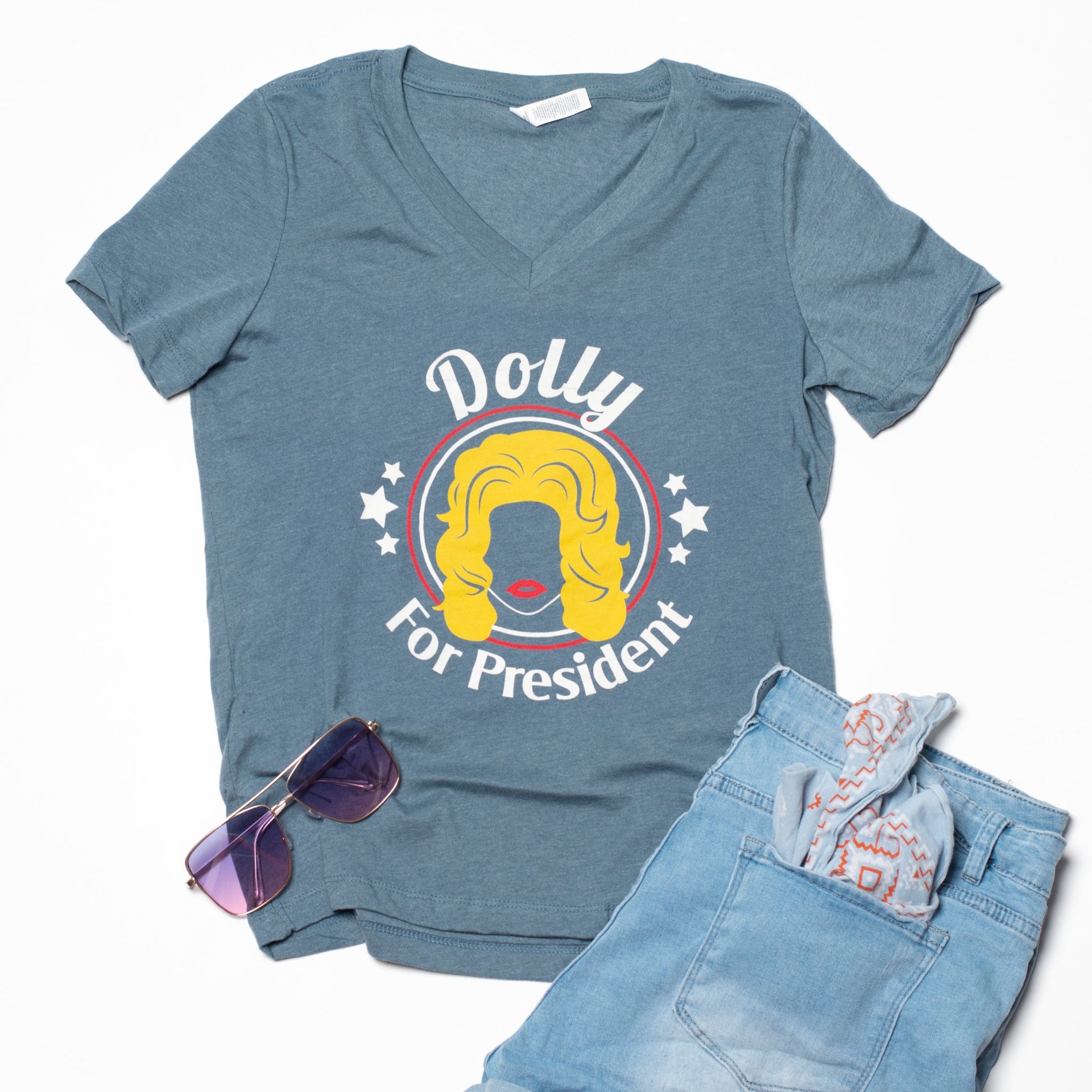 dolly for president t shirt