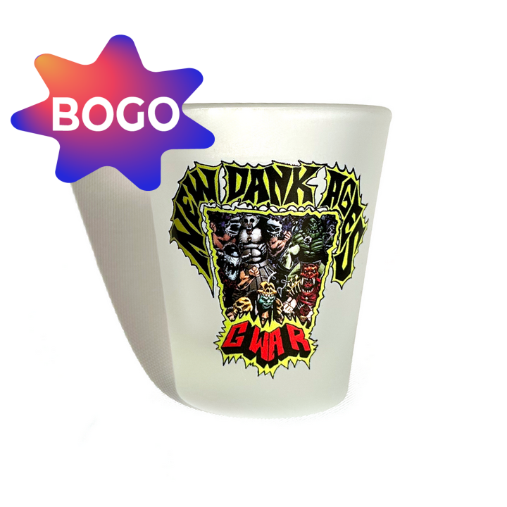 GWAR New Dank Ages Shot Glass