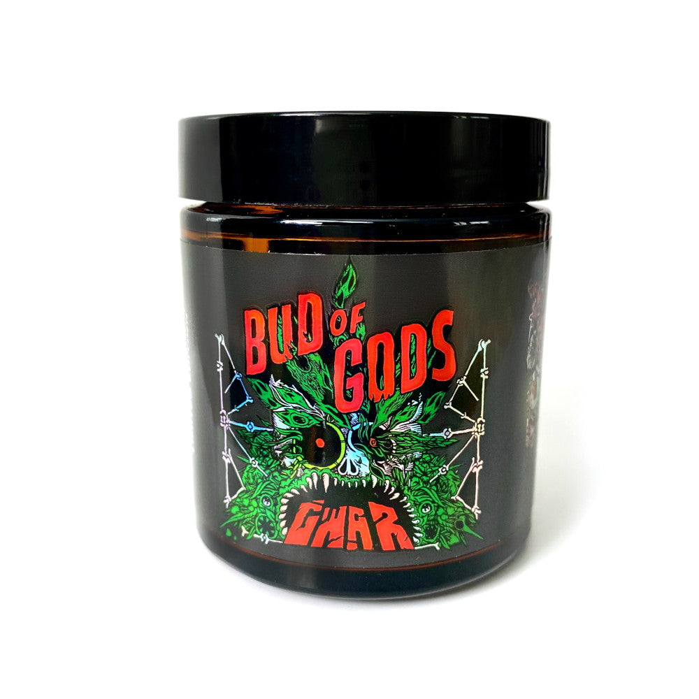 Jar with 'Bud of Gods'