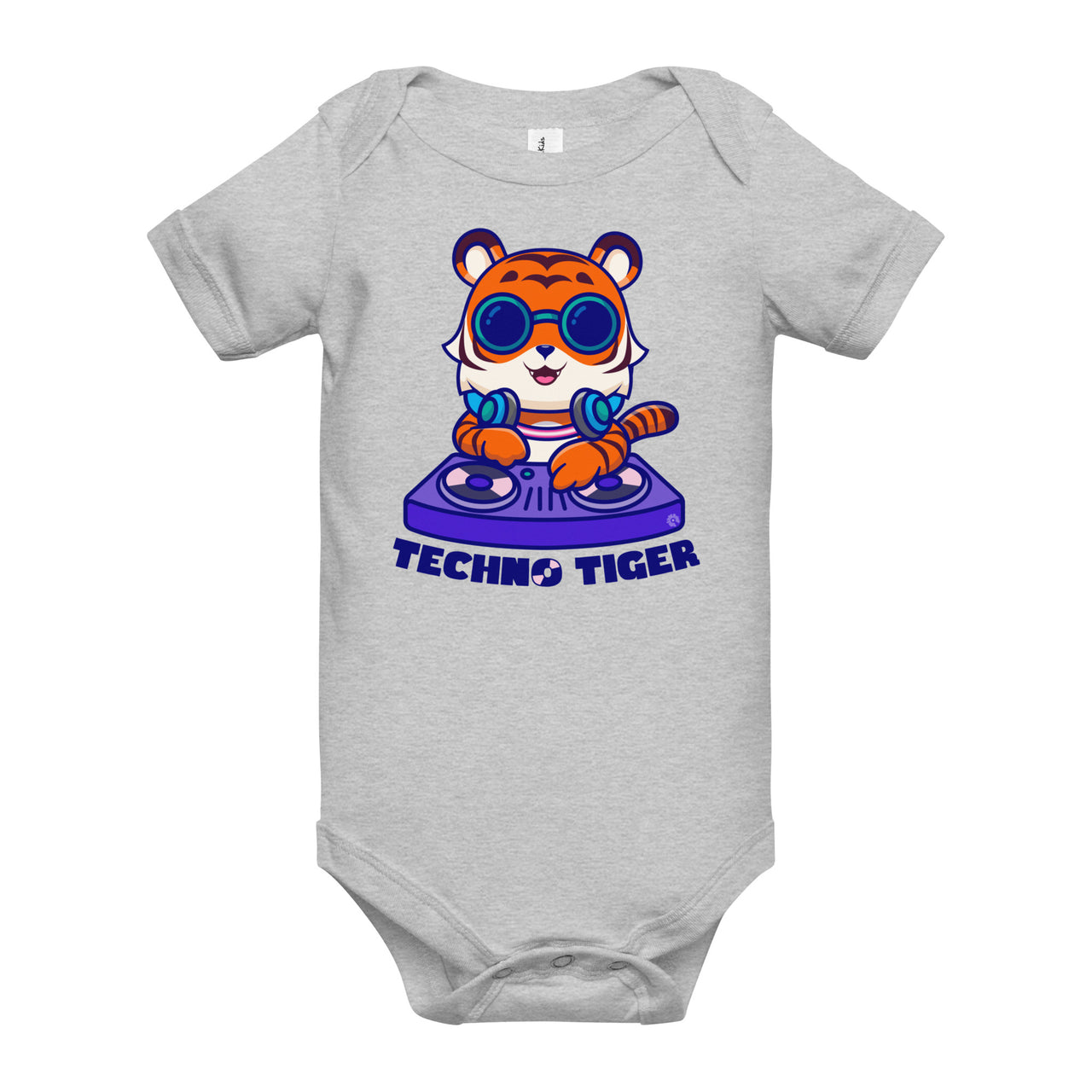Techno Tiger Baby Onesie