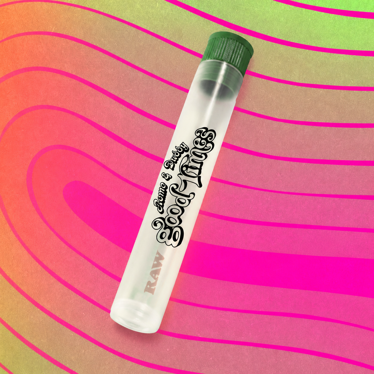 Good Times Pre-Roll Tube (empty, no CBD) — lifestyle shot