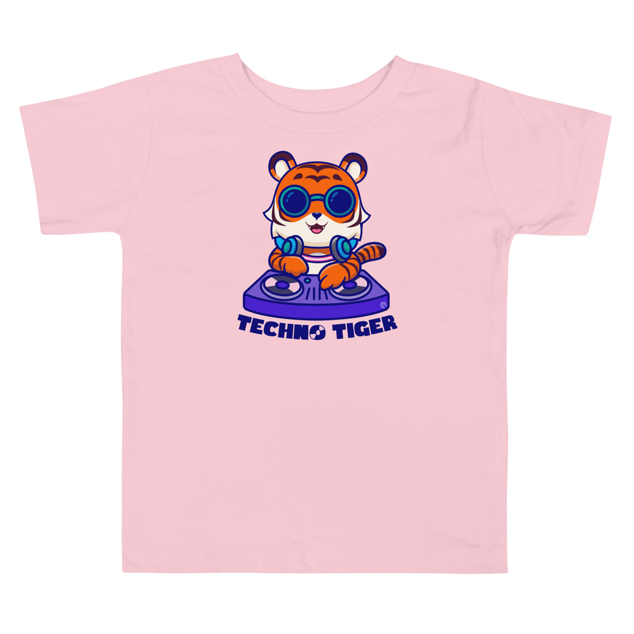 Techno Tiger Toddler T-Shirt