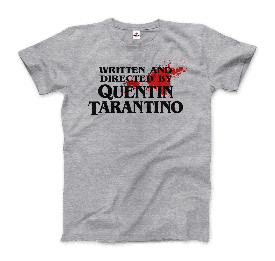 T shirt written and directed by quentin tarantino clearance