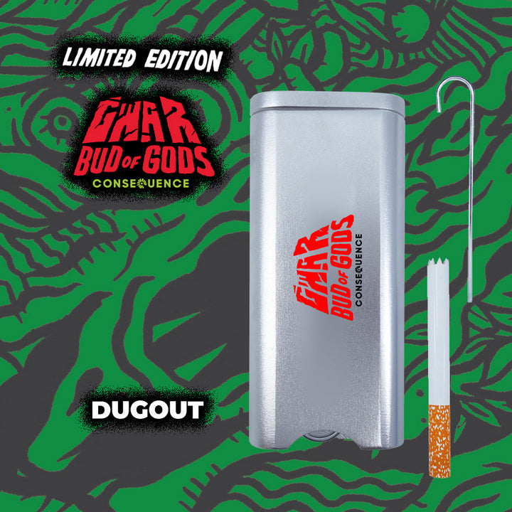 GWAR Bud of Gods Aluminum Dugout with background