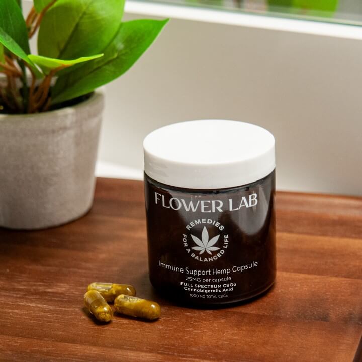 Immune-support-pills-flower-labs-closeup