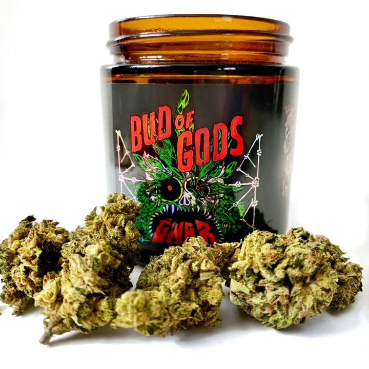 GWAR Bud of Gods Small Batch CBD Hemp Flower â‚¬â€œ 3.5 Gram Collectible Jar